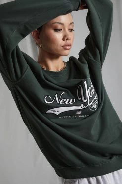 Lcn Nfl Oversized Graphic Crew