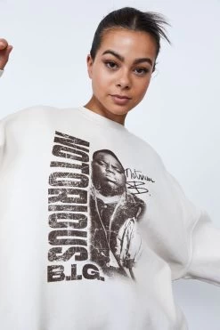 Lcn Music Merch Slouchy Premium Graphic Crew