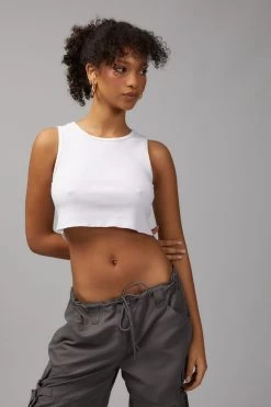 High Scoop Neck Tank