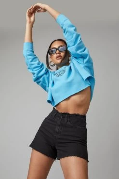 Raw Edge Denim Short