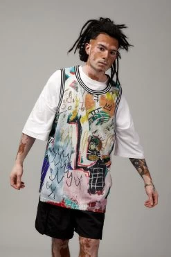 Basquiat Mesh Tank