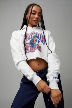 Lcn College Slouchy Crop Hoodie