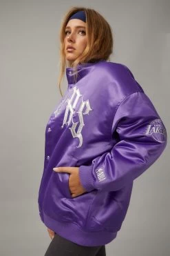 Nba Satin Bomber Jacket