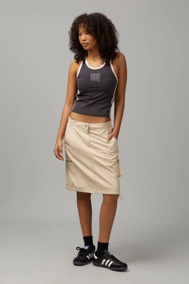 Contrast Bind Racer Tank - Image 4