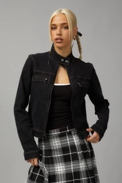 Denim Moto Jacket