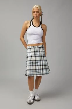 Midi Pleated Skirt