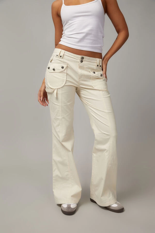 Patch Pocket Kick Flare - Image 2