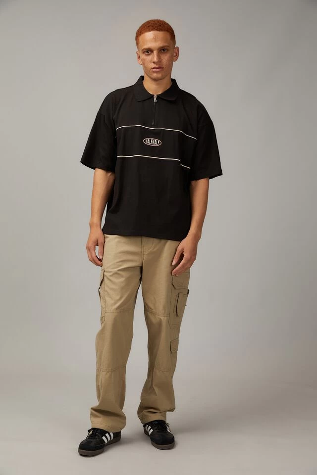 Box Fit Zip Polo - Image 5